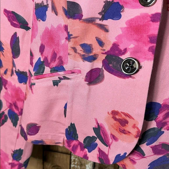 CAbi Pink and Purple Floral Jacket - Picture 5 of 16